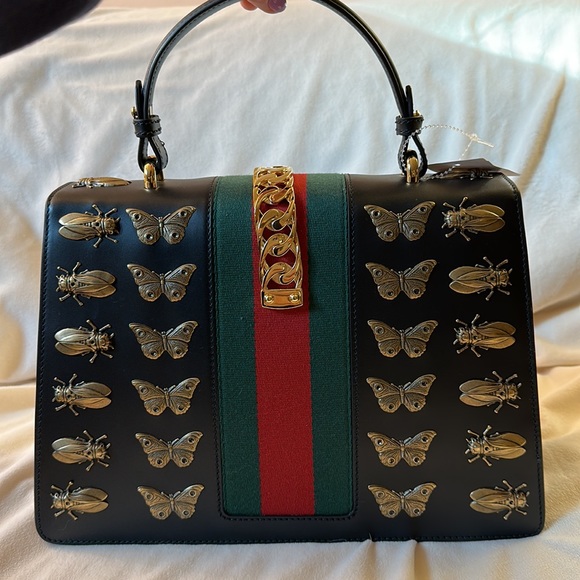 Gucci bug embellished shoulder bag - Picture 8 of 12